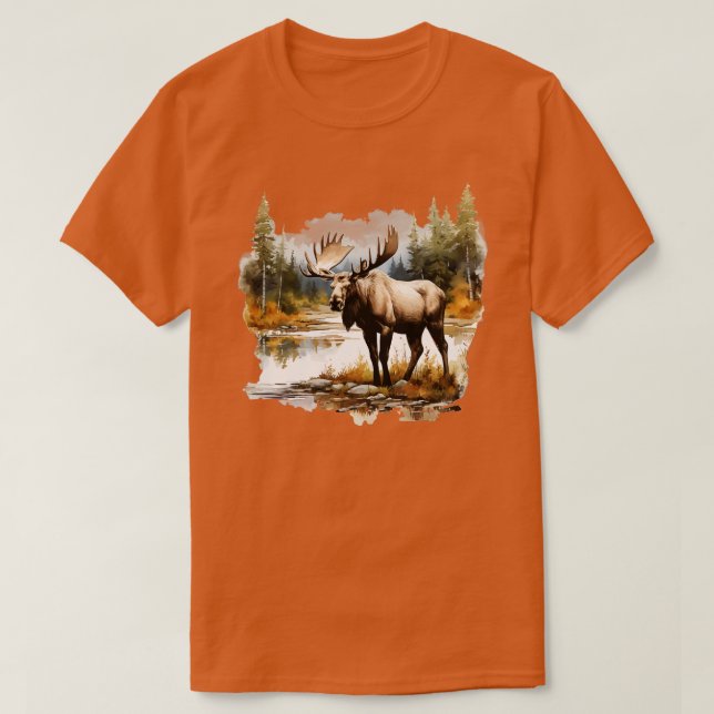 Camiseta Wild Moose TShirt 14 (Diseño del anverso)