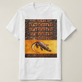 Camiseta WILD NATURE - Colección de diseño CROCODILE-DILE-D