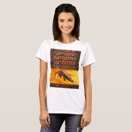 Camiseta WILD NATURE - Colección de diseño CROCODILE-DILE-D