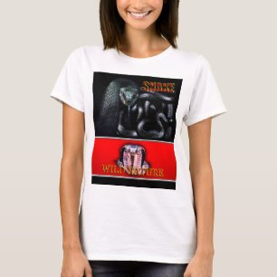Camiseta WILD NATURE - colección de diseño de SNAKE negro