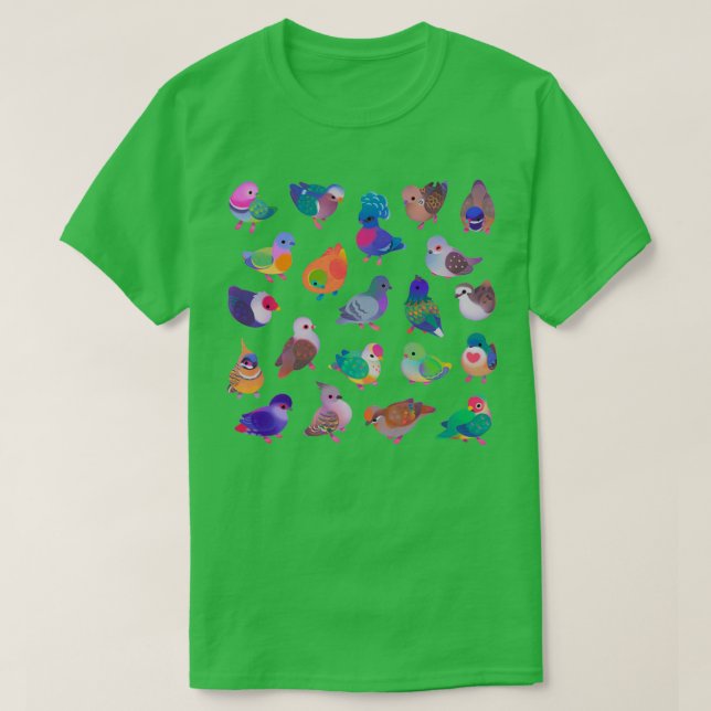 Camiseta Wild pigeon 2 (Diseño del anverso)