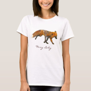 Camiseta Wild Red Fox Wearable Art