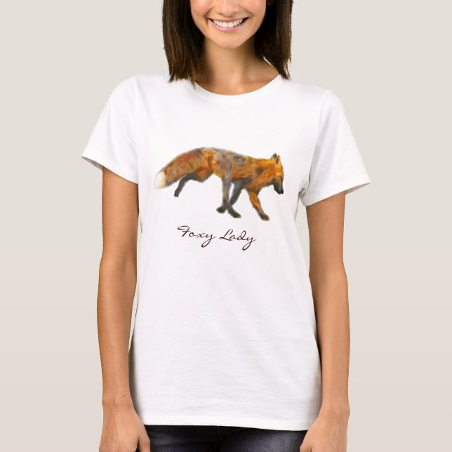 Camiseta Wild Red Fox Wearable Art (Anverso)