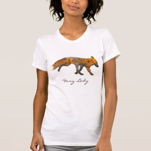 Camiseta Wild Red Fox Wearable Art