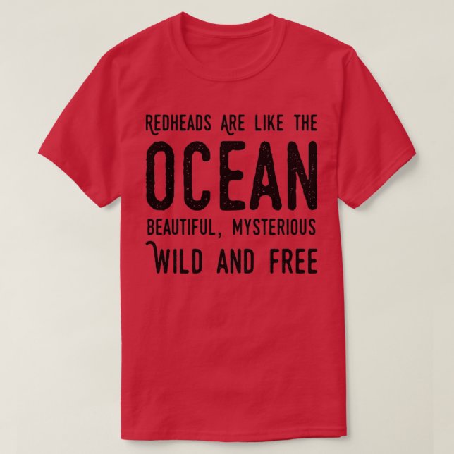 CAMISETA WILD REDHEADS (Diseño del anverso)