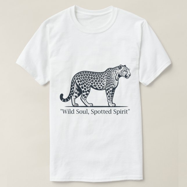 Camiseta Wild Soul, Spotted Spirit (Diseño del anverso)