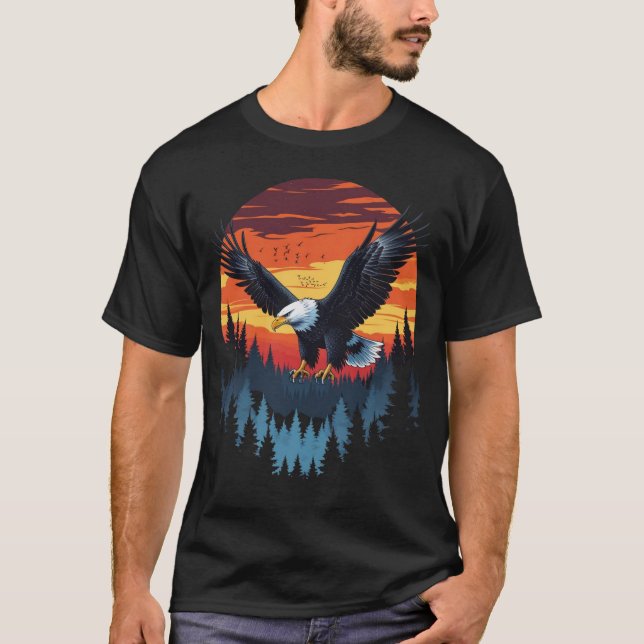 Camiseta Wild Spirit Eagle Sunset Tee (Anverso)