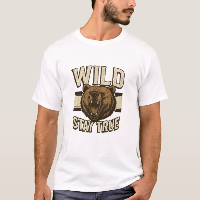Camiseta " Wild Stay True" (Anverso)