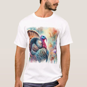 Camiseta Wild Turkey in the Wilderness 030724AREF123 - Wate