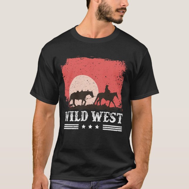 Camiseta Wild West Cowboy (Anverso)