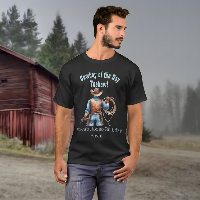 Camiseta Wild west Cowboy Birthday T-Shirt (Subido por el creador)