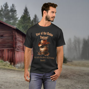 Camiseta Wild west Cowboy Birthday T-Shirt