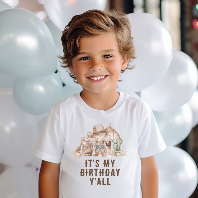 Camiseta Wild West Cowboy es mi cumpleaños (Subido por el creador)