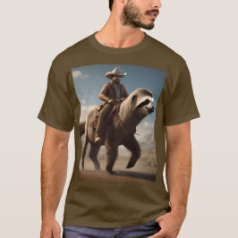 Camiseta "Wild West se pregunta: Vaquero montando un caball