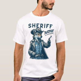 Camiseta Wild West Sheriff Coyote Cowboy Justice