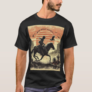 Camiseta Wild West Spirit: Aventura de Cowboy