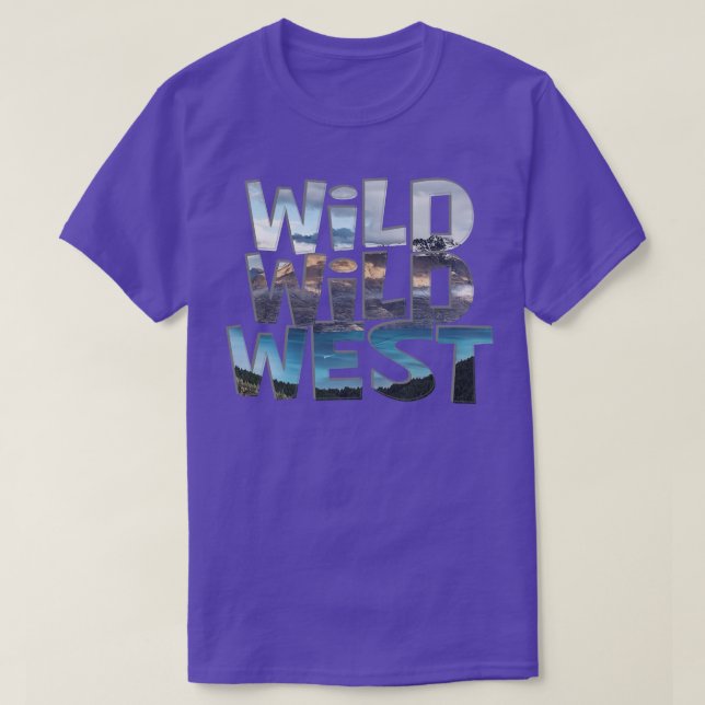 Camiseta Wild Wild West (Diseño del anverso)