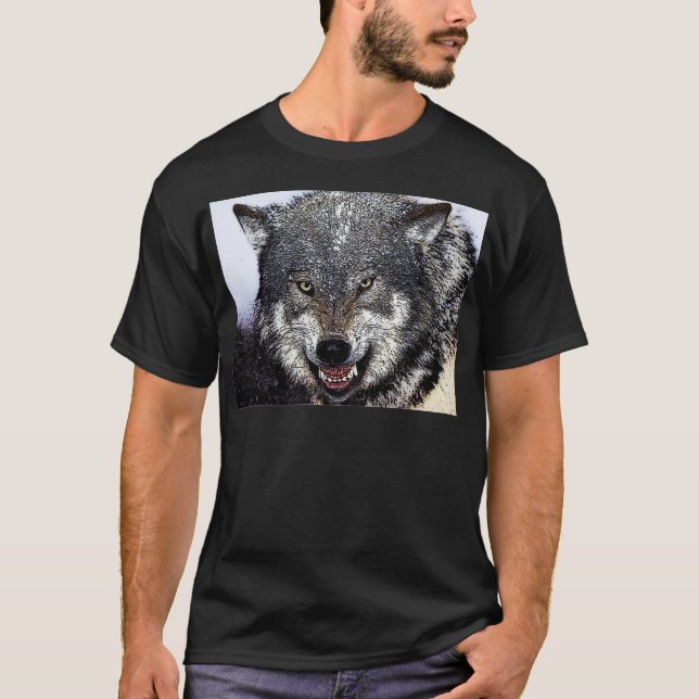 Camiseta Wild Wolf (Anverso)