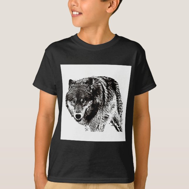 Camiseta Wild Wolf (Anverso)