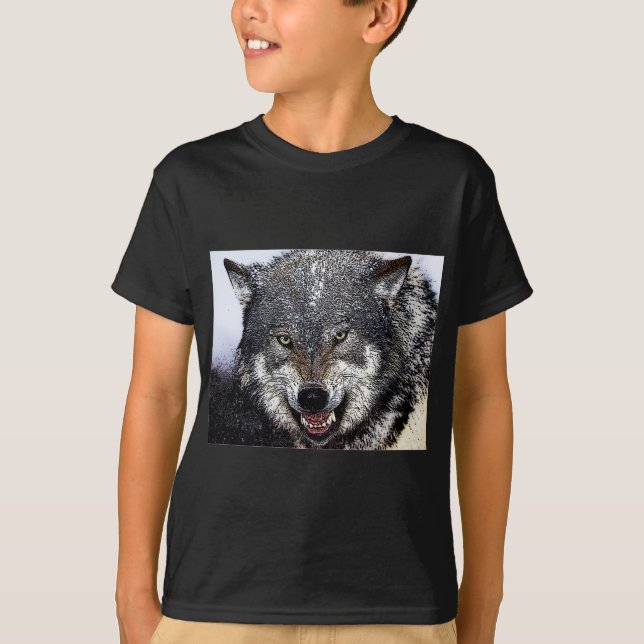Camiseta Wild Wolf (Anverso)