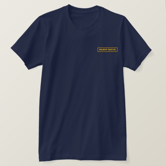 Camiseta Wildcat Juice Company (Anverso del diseño)
