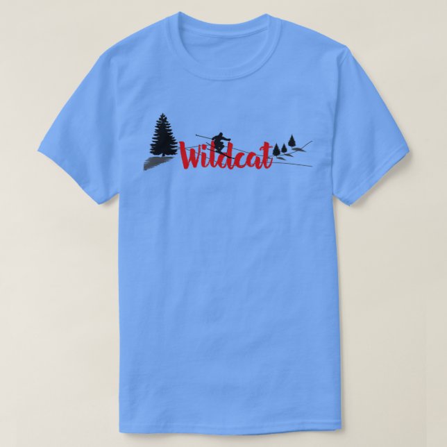 Camiseta Wildcat Ski Long (Diseño del anverso)