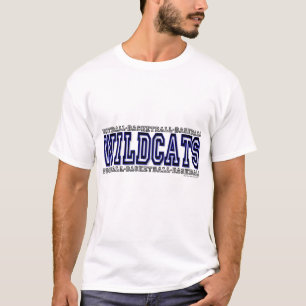 Camiseta Wildcats 3d: Fútbol, Basketball, Camisas de Béisbo