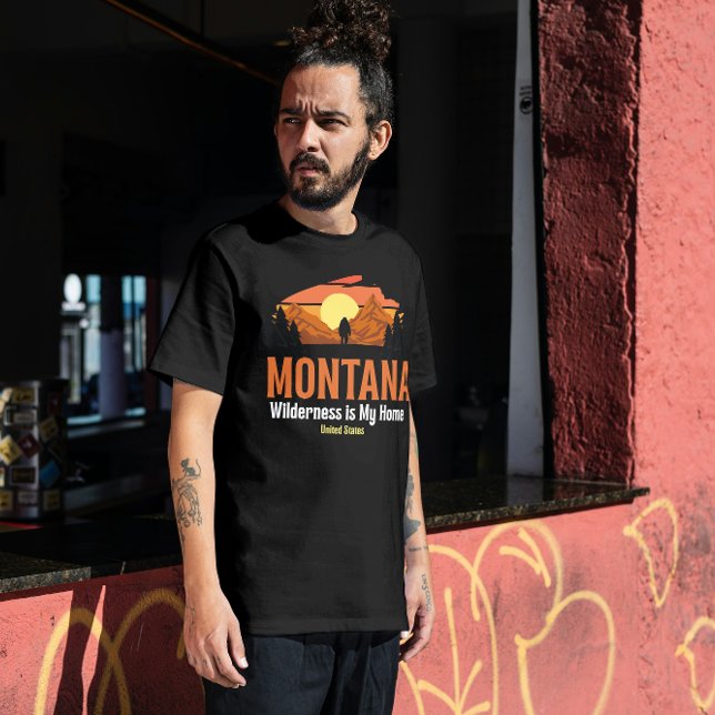 Camiseta Wilderness is My Home – Montana Roots | Nature Lov (Subido por el creador)