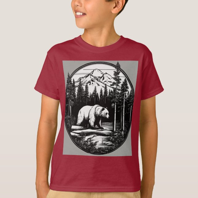 Camiseta Wilderness Pines Logo (Anverso)