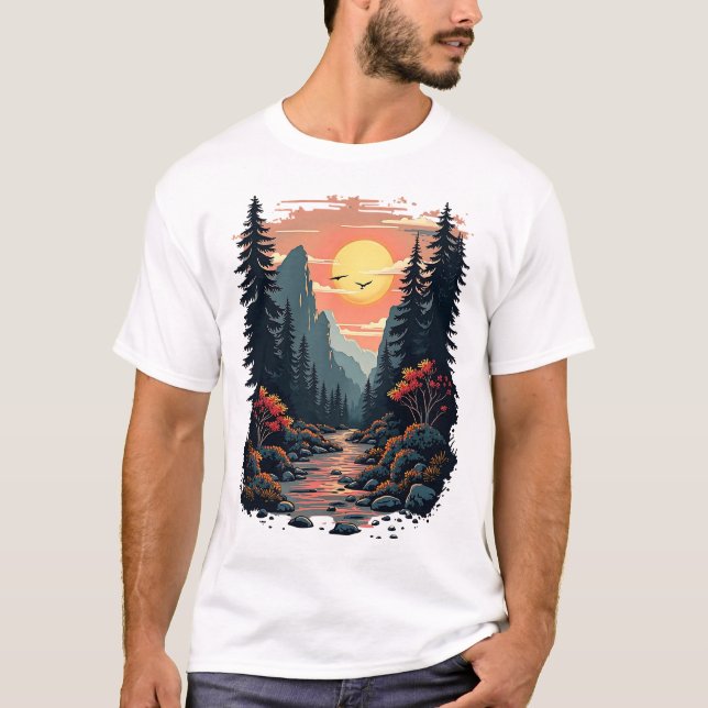 Camiseta Wilderness Serenity (Anverso)
