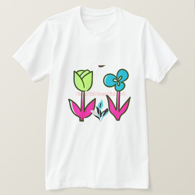 Camiseta Wildflower Botanical Art - Nature Illustration  (Anverso del diseño)