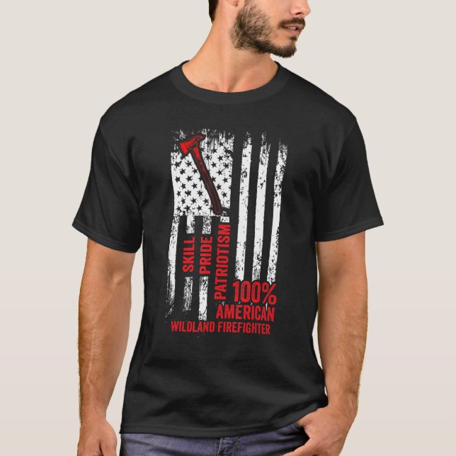 Camiseta Wildland Firefighter Appreciation Firefighting Fir (Anverso)