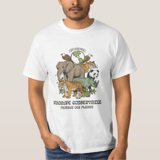 Camiseta Wildlife Conservation – Protect Our Planet Eco Gua