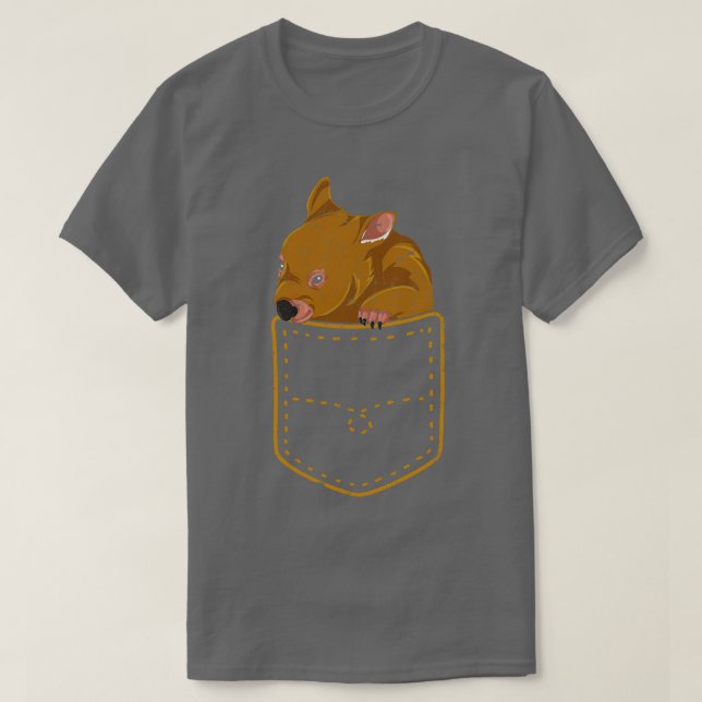 Camiseta Wildlife Cute Wombat (Diseño del anverso)