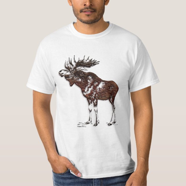 Camiseta Wildlife Moose Wildlife Supporter Art Tee (Anverso)
