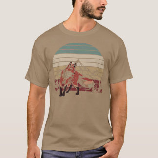 Camiseta Wildlife Mountains Hiking Retro Nature Forest Anim