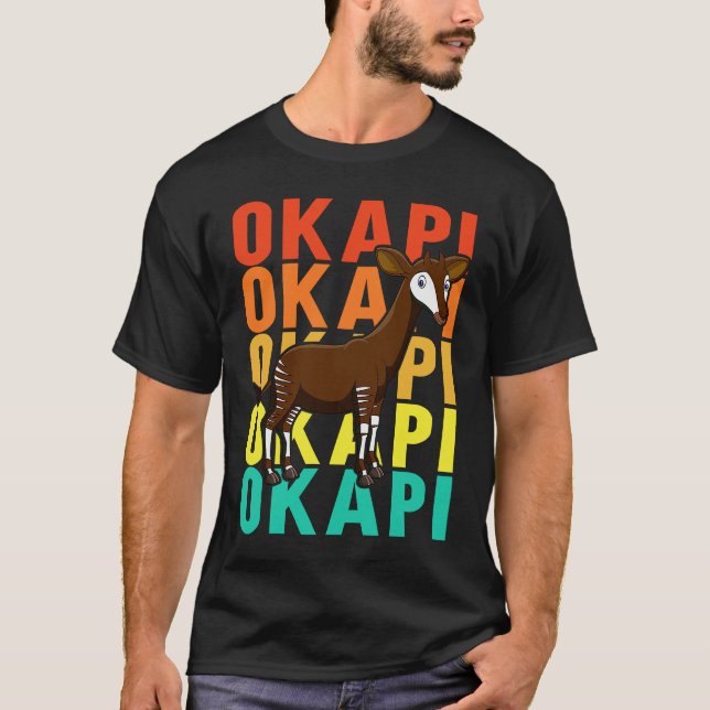 Camiseta Wildlife Okapi (Anverso)
