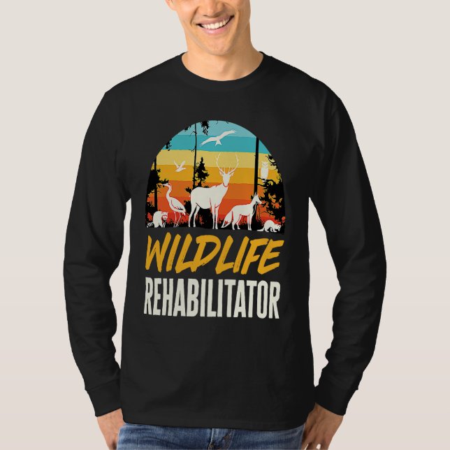 Camiseta Wildlife Rehabilitator Animals Rights Rescue (Anverso)