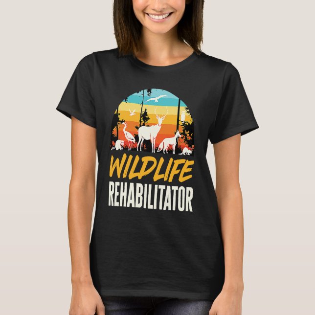 Camiseta Wildlife Rehabilitator Animals Rights Rescue (Anverso)