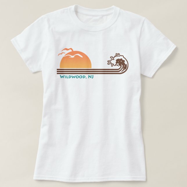 Camiseta Wildwood NJ (Diseño del anverso)