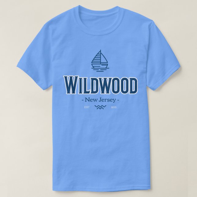 Camiseta Wildwood NJ (Diseño del anverso)