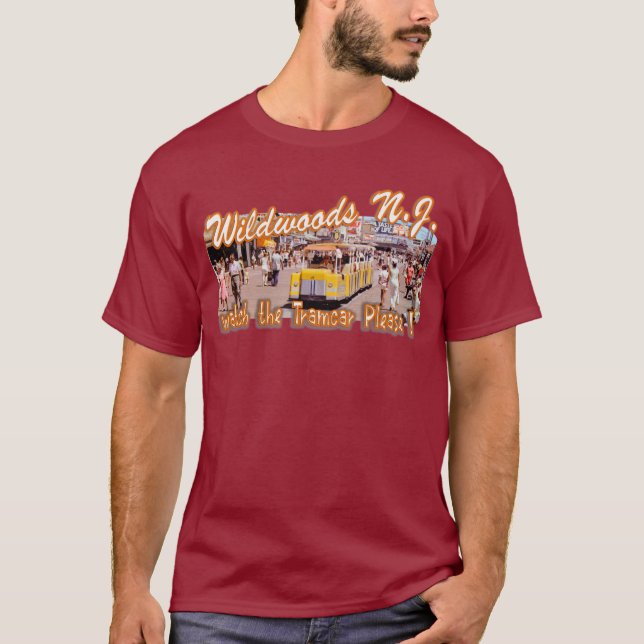 CAMISETA WILDWOODS NJ POR EKLEKTIX BEACH WEACH (Anverso)
