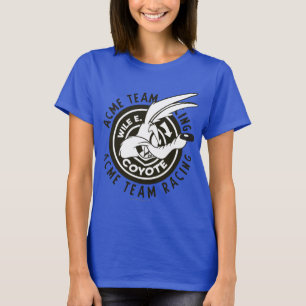 Camiseta Wile E. Carreras de equipo de Címesis Coyote B/W