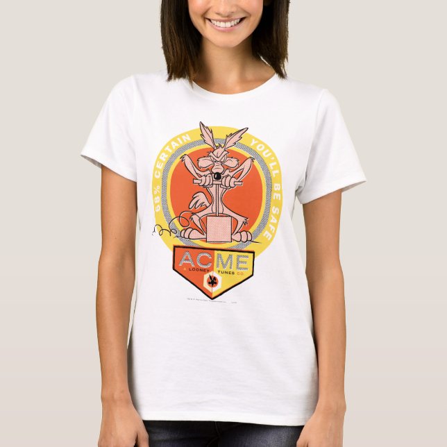 Camiseta WILE E. COYOTE™ Acme - 68% Seguro que estarás segu (Anverso)