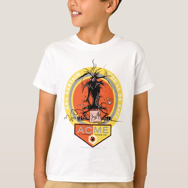 Camiseta WILE E. COYOTE™ Acme - 68% Seguro que estarás segu (Anverso)