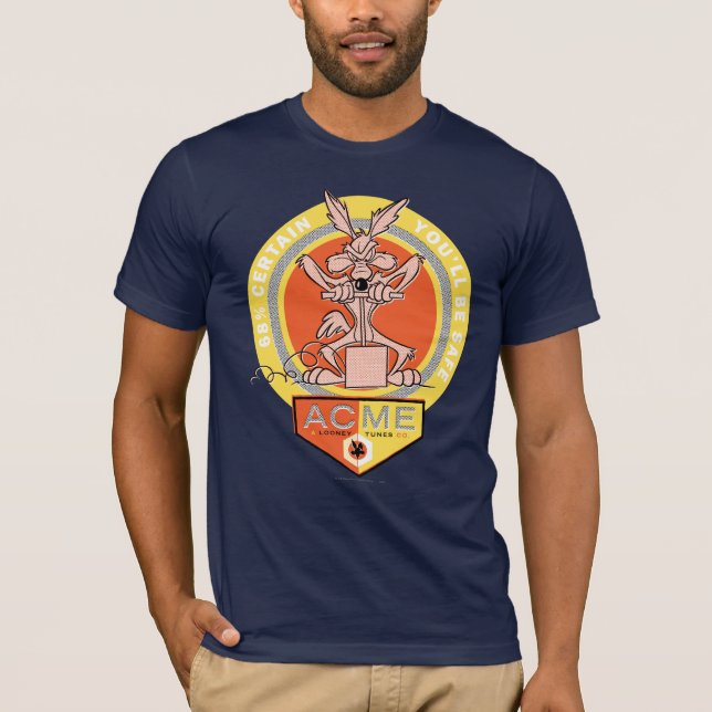 Camiseta WILE E. COYOTE™ Acme - 68% Seguro que estarás segu (Anverso)