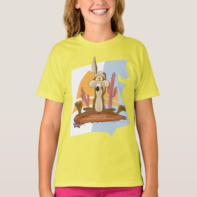 Camiseta WILE E. COYOTE™ (Carnívoro en serio) (Anverso)
