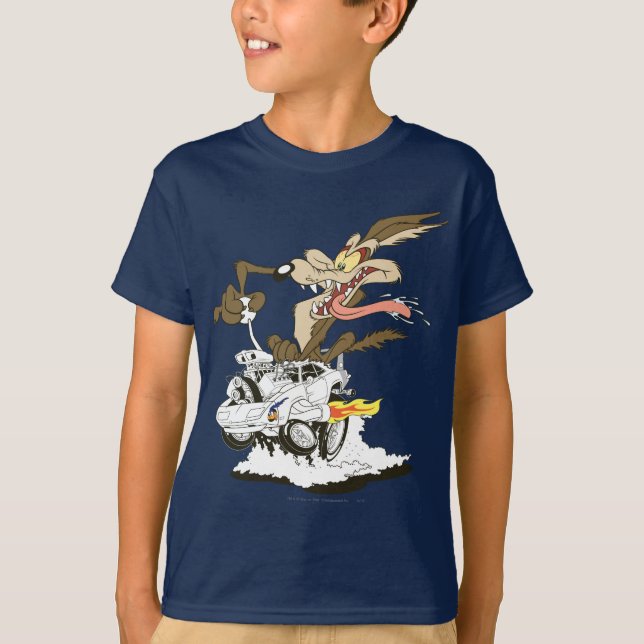 Camiseta WILE E. COYOTE™ Crazy Driver (Anverso)