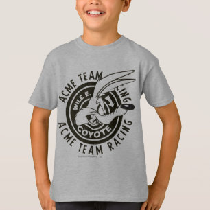 Camiseta Wile E. Coyote Equipo de carreras Acme B/W