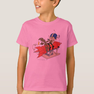 Camiseta Wile E. Coyote lanza cohete rojo